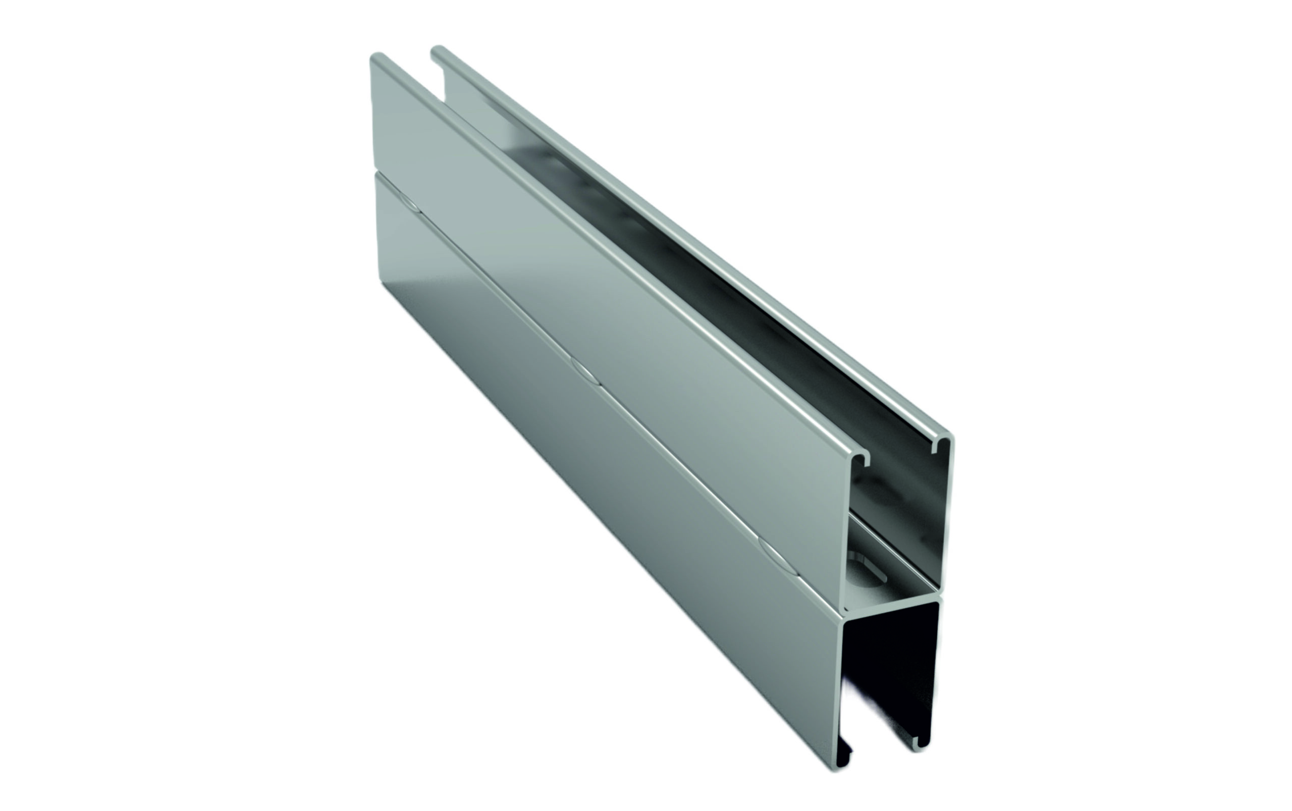 41x62x2.5mm Back to Back Slotted Channel