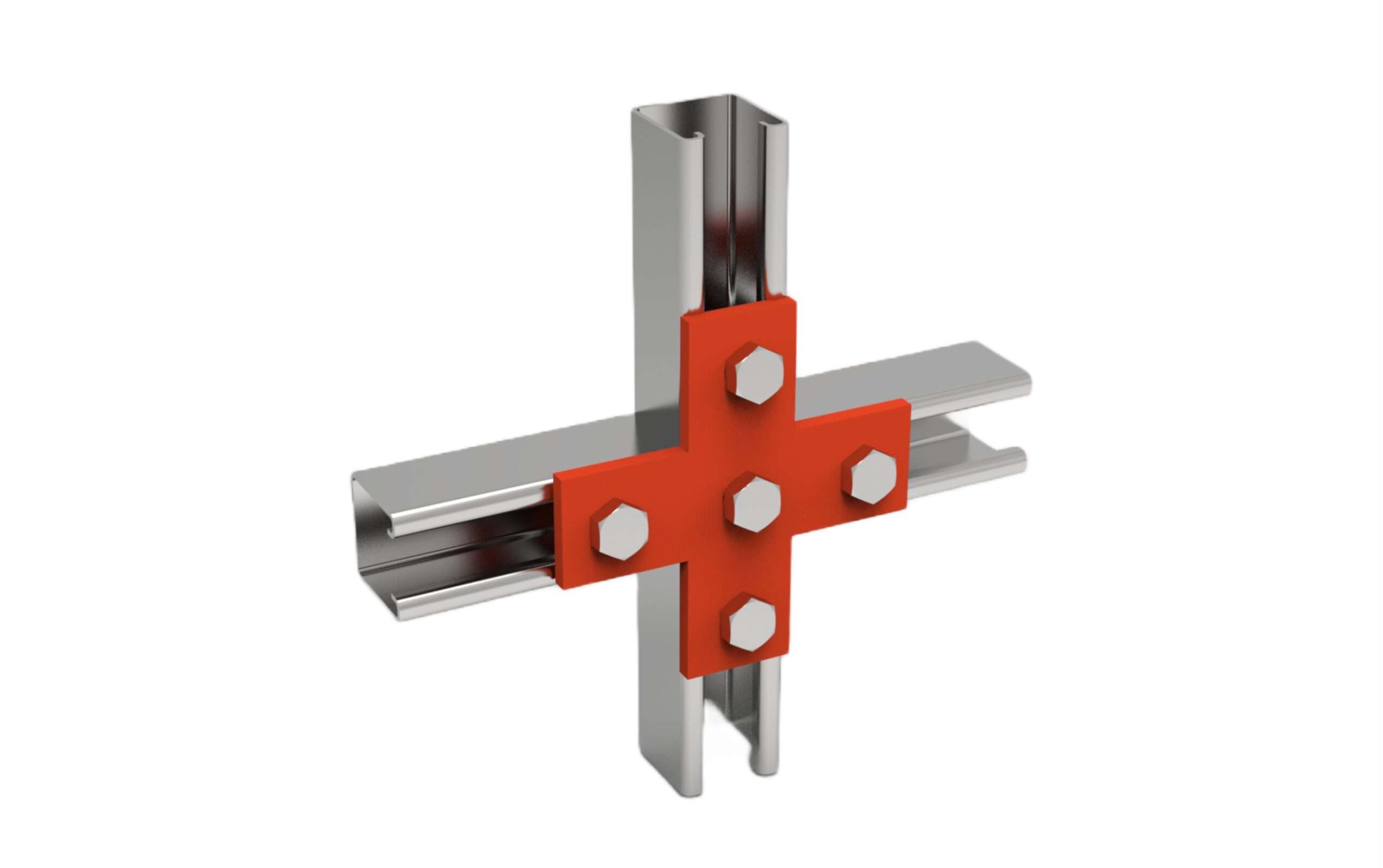 4 WAY CROSS PLATE FLAT BRACKET