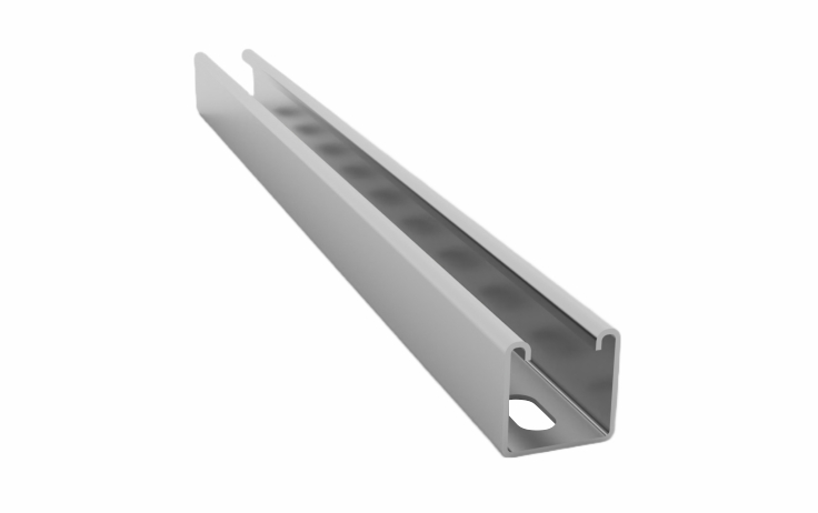 SCS 41x41x 2.5mm Slotted Channel