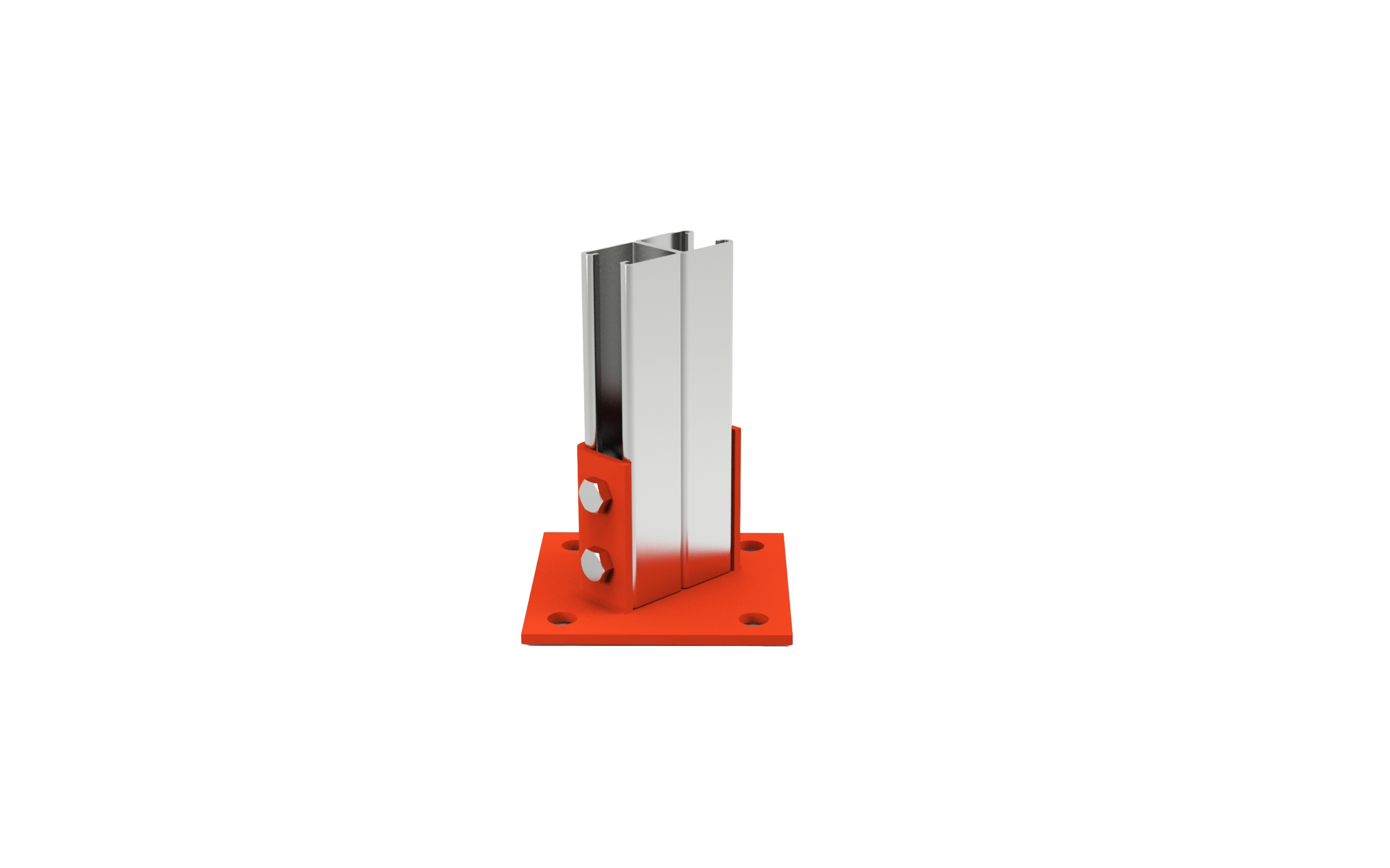 DOUBLE CHANNEL POST BASE